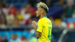 Neymar misses Brazil World Cup training