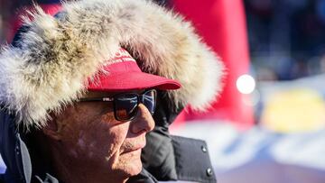 Lauda en una estación invernal austriaca.