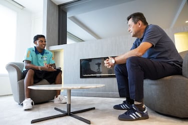 Rodrygo em ação pelo Real Madrid.