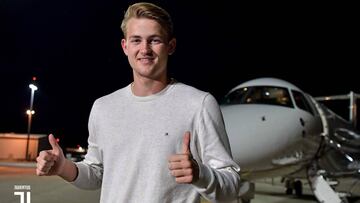 De Ligt ya está en Turín para firmar con la Juventus