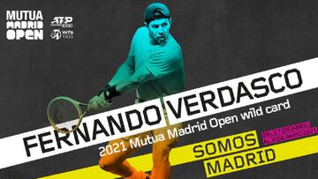 Fernando Verdasco jugará en su decimoctava participación en el Mutua Madrid Open tras recibir una invitación.