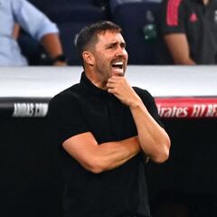 Coudet: "Su segundo gol lo trastoca todo"