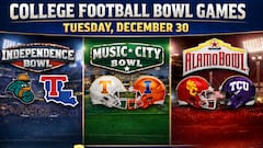 College football bowl games: who plays today, Tuesday Dec. 30? Teams, times and matchups