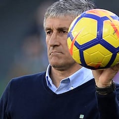 Setién pide tiempo: "Hay diez equipos mejores que el Betis"
