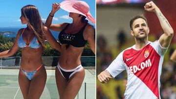 Im&aacute;genes de Antonela Roccuzzo y Daniella Semaan, las mujeres de Lionel Messi y de Ces F&agrave;bregas respectivamente, en la que lucen sus cuerpos en bikini durante el verano de 2019 y del futbolista catal&aacute;n celebrando una victoria con el M&oacute;naco.