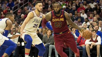 Ben Simmons y LeBron James protagonizaron el segundo cara de la historia entre dos números 1 del draft con sendos triples-dobles. Los Sixers lograron su 13ª victoria seguida.