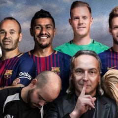 Los futbolistas del Barça descubren el poder de la hipnosis con Jeff Toussaint