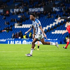 Real Sociedad B 2-1 Málaga: resumen, goles y resultado