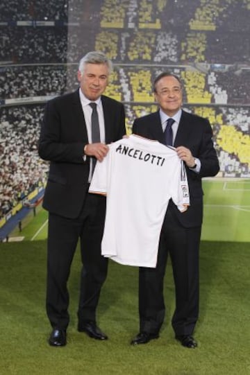 Las imágenes de la presentación de Ancelotti