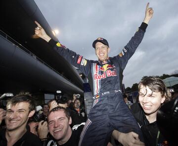 En 2009 Red Bull Racing consigue su primera carrera con la victoria del piloto Sebastian Vettel