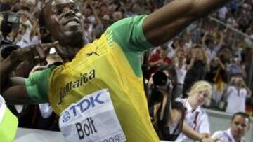 <b>Todoterreno</b>. El plusmarquista de salto de longitud, Mike Powell, cree que el velocista Usain Bolt podría brillar en su modalidad deportiva