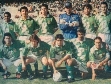 La indumentaria con que jugó Bolivia en la Copa del 1997.