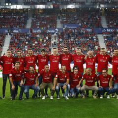 Osasuna homenajea a las leyendas de 2005