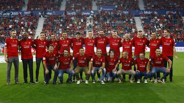 Osasuna homenajea a las leyendas de 2005