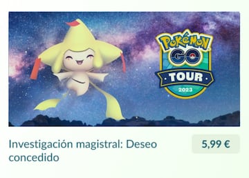 pokemon go investigacion magistral deseo concedido jirachi shiny variocolor