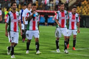 Así se fueron de la cancha los jugadores de cuadro tricolor.