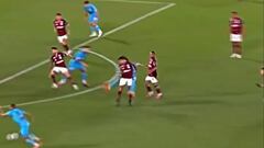 Así Pulgar anuló a Neymar: ojo a la rudeza de la última jugada y a la reacción del ‘10′ de Santos