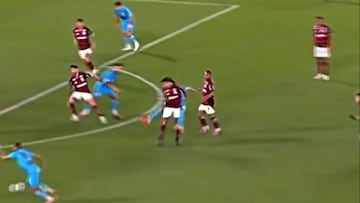 Así Pulgar anuló a Neymar: ojo a la rudeza de la última jugada y a la reacción del ‘10′ de Santos