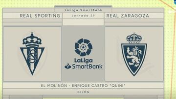 Resumen del Sporting vs. Real Zaragoza de LaLiga SmartBank