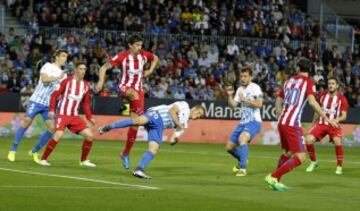 Las mejores imágenes del Málaga-Atlético