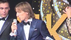 El compromiso de Modric con el Madrid tras recibir Golden Foot