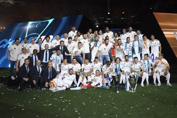 Real Madrid celebrate 
