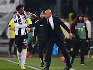 Spalletti, con Cabal.