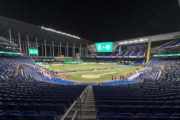 El parque de béisbol de los Marlines de Florida