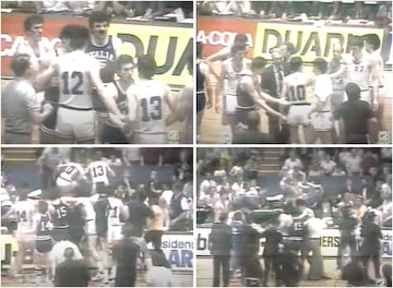 En el Europeo de Francia 1983, Yugoslavia e Italia se jugaban el pase a semifinales. A cinco minutos del final, los transalpinos se habían escapado (74-62) cuando el orgullo jugó a los yugoslavos una mala pasada. Petrovic le dio un codazo a Gilardi, Kikanovic una patada a Villalta en los testículos... Goran Grbovic pegó un puñetazo a Meneghin por la espalda y, ante la subida de tensión, el alero yugoslavo sacó unas tijeras de la bolsa de los masajistas con las que amenazó al pívot. La policía tuvo que intervenir.