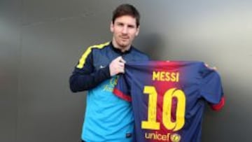 Messi le envi&oacute; esta camiseta a M&uuml;ller