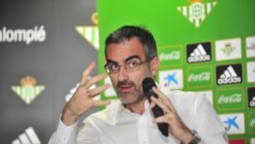 Eduardo Macià es el director deportivo del Betis.