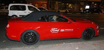 Pato entrenador del Aspil Vidal Ribera Navarra a su llegada a la Gala de Diario As