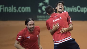 La nueva generaci車n del tenis chileno saca boletos a Madrid