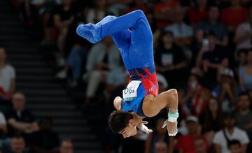 El gimnasta colombiano logró la medalla de plata en la prueba de barra fija de los Juegos Olímpicos de París 2024 tras lograr una clasificación de 14.533, misma puntuación del japonés Shinnosuke Oka que fue oro gracias a su ejecución.  