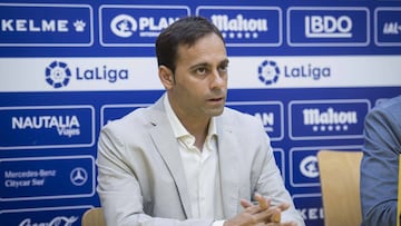 12/07/19 PRESENTACION DE FRAN FERNANDEZ COMO NUEVO ENTRENADOR DEL ALCORCON RUEDA DE PRENSA