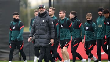 Klopp en el entrenamiento