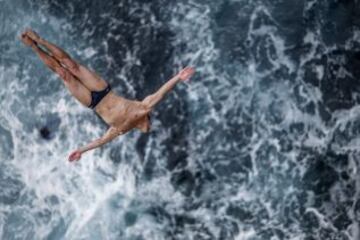 Impresionantes imágenes de la tercera parada del Red Bull Cliff Diving World Series