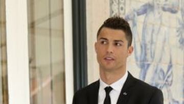 Cristiano, durante un acto.