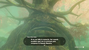 the legend of zelda tears of the kingdom nintendo switch guia como curar gran arbol deku