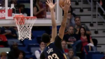 El bestial mate de Anthony Davis que dejó roto a Jarrett Allen