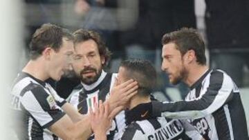 La Juve celebra el gol de Giovinco en la &uacute;ltima jornada de la Serie A.