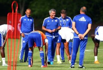 El Chelsea de Falcao y Cuadrado se prepara para la final de la Community Shield