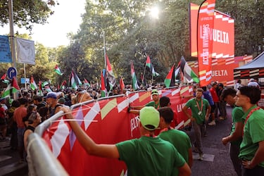 Las protestas pro-Palestina en las calles de Madrid.