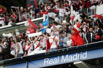 Great atmosphere at the Bernabéu.