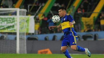 Futbol, Defensa vs Boca Juniors.
Fecha 6, campeonato Nacional 2024.
El jugador de Boca Juniors Gary Medal es fotografiado durante el partido de primera division contra Defensa realizado en el estadio estadio Norberto Tito Tomaghello, Argentina.
21/07/2024
Fotobaires/Photosport
Football, Defensa vs Boca Juniors
Boca Juniors player Gary Medal is photographed during the first division match against Defensa held at the Norberto Tito Tomaghello stadium, Argentina.
21/07/2024
Fotobaires/Photosport