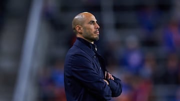 Guido Pizarro head coach of Tigres during the round of 16 first leg match between FC Cincinnati and Tigres UANL as part of the CONCACAF Champions Cup 2025, at TQL Stadium on March 04, 2025 in Cincinnati, Ohio, United States.