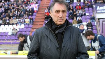 El t&eacute;cnico espa&ntilde;ol, Miguel &Aacute;ngel Portugal, durante su etapa en el Valladolid.