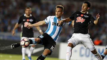 Lautaro Martínez, objetivo del Atlético, en un partido con Racing.