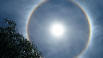 Qué es un halo solar, por qué se produce y cómo observarlo