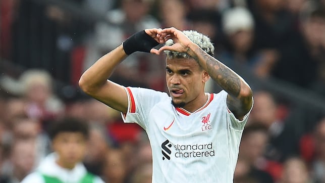 Luis Díaz manda en Old Trafford: Doblete en paliza de Liverpool